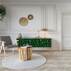 DESERT GREEN TV-Lowboard mit 3 Türen in Eiche-Optik