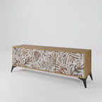 PASSING TIME TV-Lowboard mit 3 Türen in Eiche-Optik