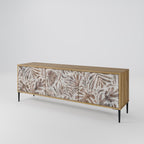 PASSING TIME TV-Lowboard mit 3 Türen in Eiche-Optik