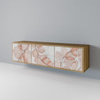 AUTUMN FRAGILITY TV-Lowboard mit 3 Türen in Eiche-Optik