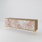 AUTUMN FRAGILITY TV-Lowboard mit 3 Türen in Eiche-Optik