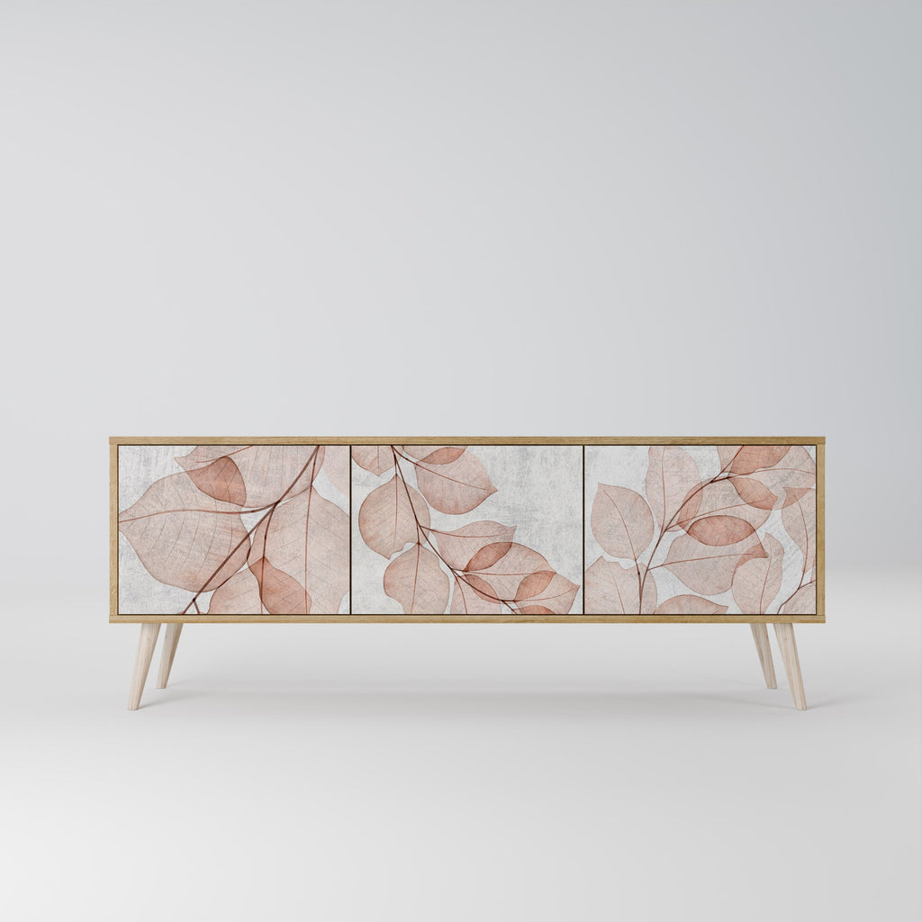 AUTUMN FRAGILITY TV-Lowboard mit 3 Türen in Eiche-Optik