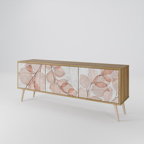 AUTUMN FRAGILITY TV-Lowboard mit 3 Türen in Eiche-Optik