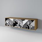 BIKE ENERGY TV-Lowboard mit 3 Türen in Eiche-Optik