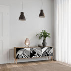 BIKE ENERGY TV-Lowboard mit 3 Türen in Eiche-Optik