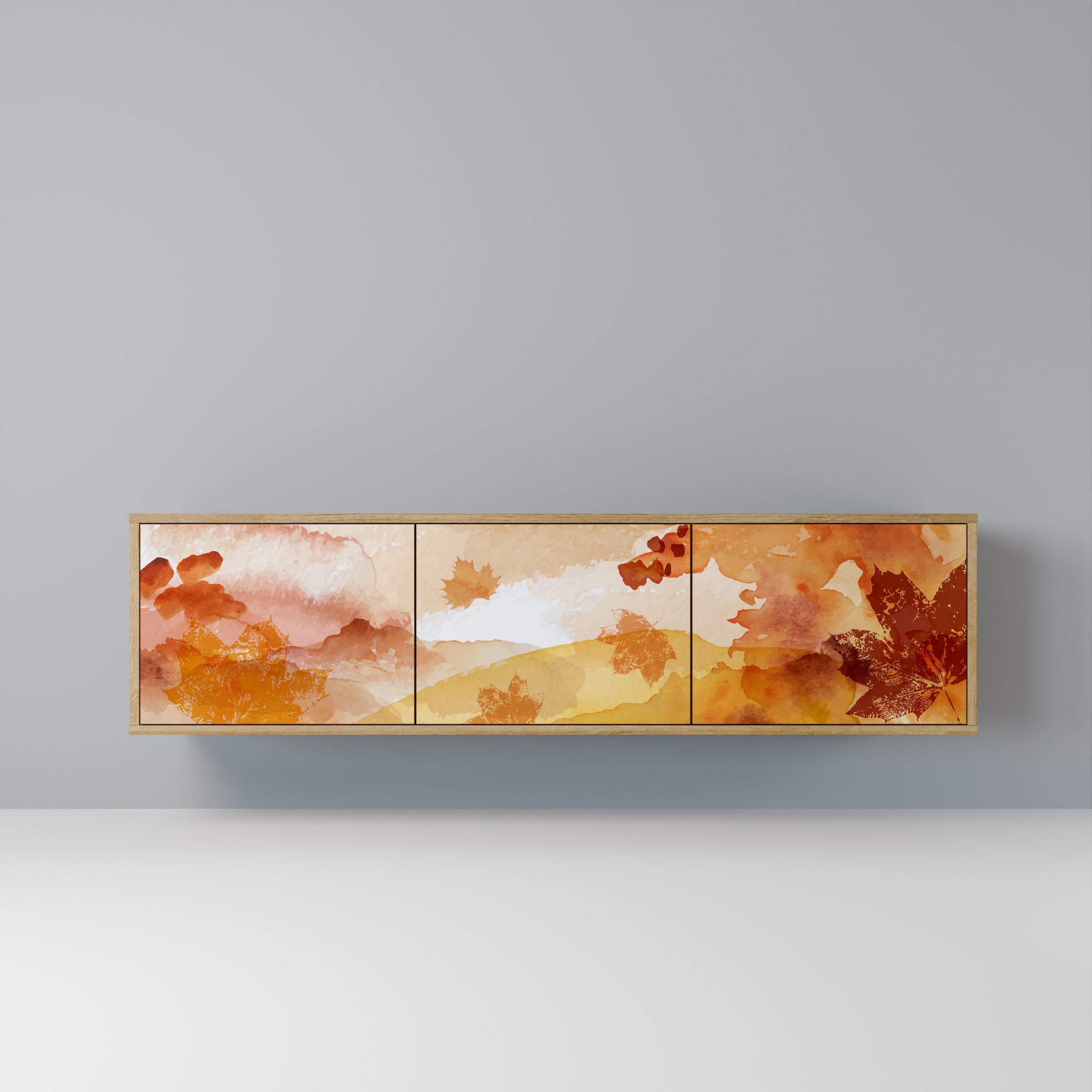 TRACES OF AUTUMN TV-Lowboard mit 3 Türen in Eiche-Optik