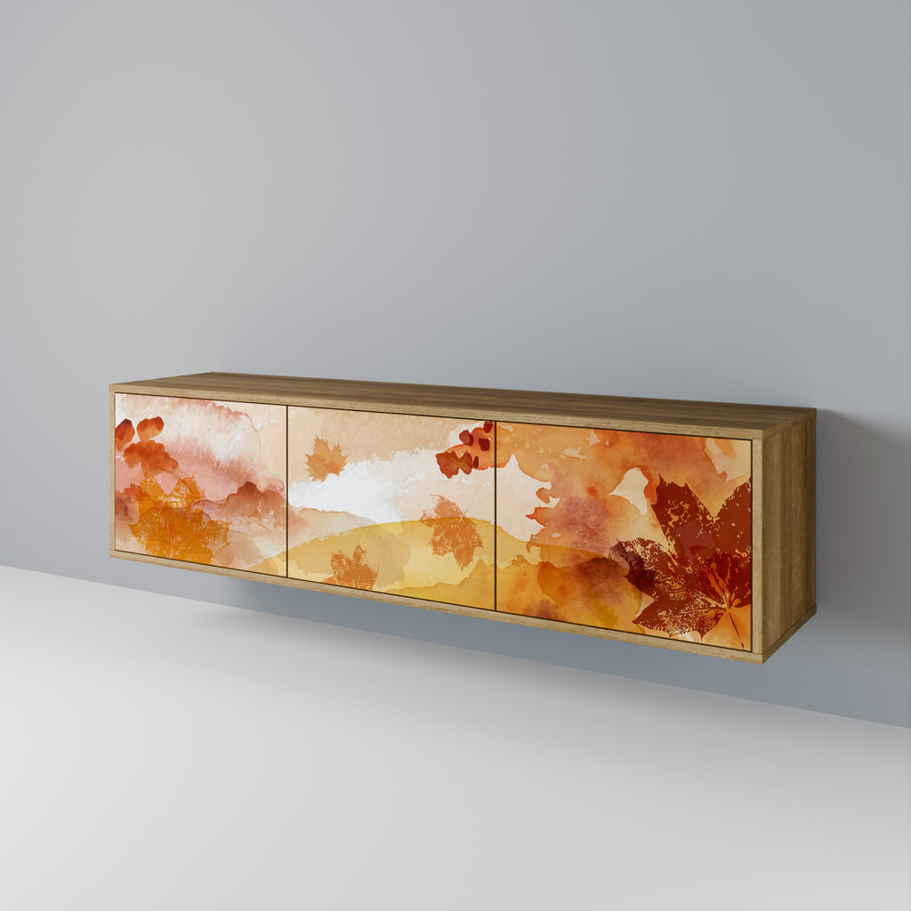 TRACES OF AUTUMN TV-Lowboard mit 3 Türen in Eiche-Optik