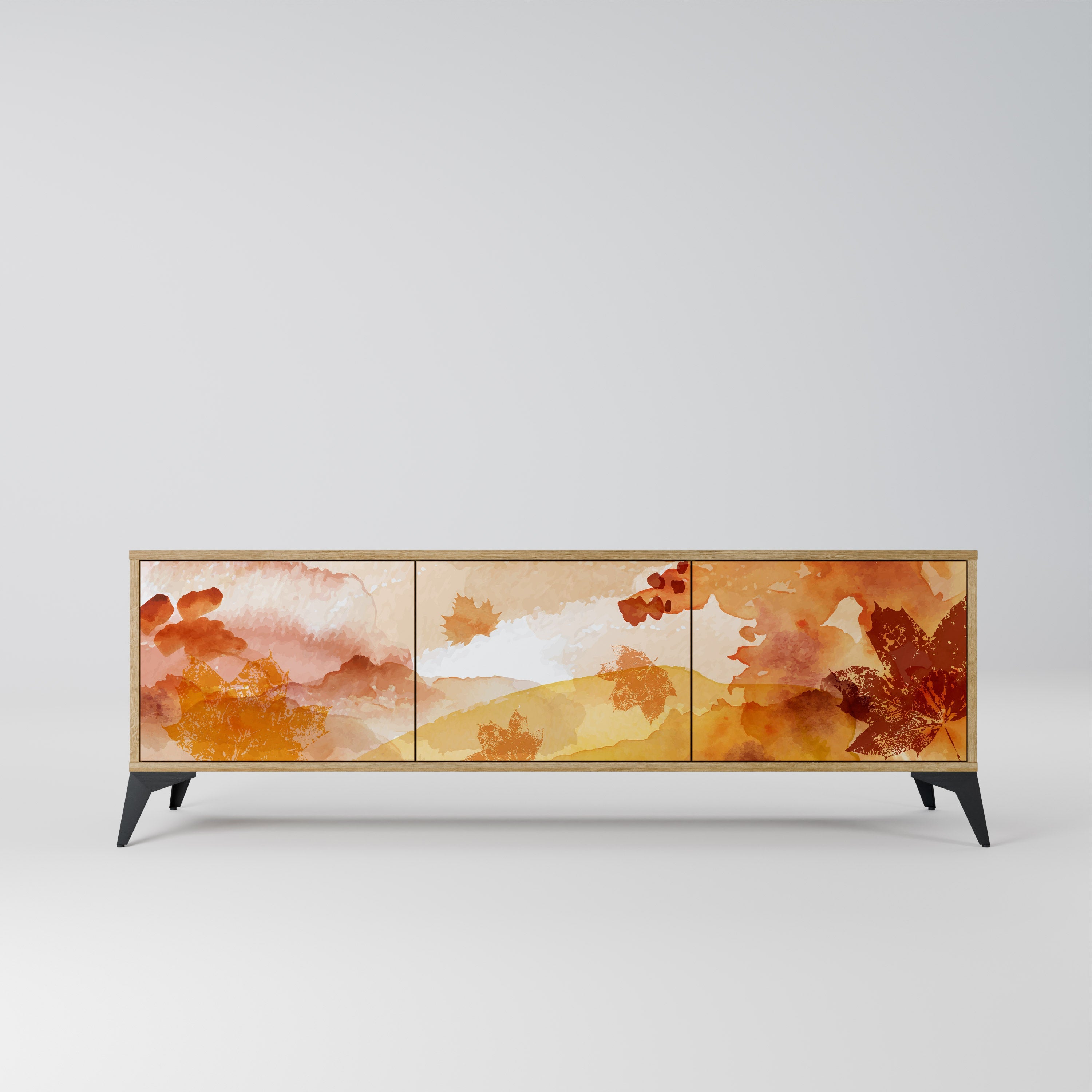 TRACES OF AUTUMN TV-Lowboard mit 3 Türen in Eiche-Optik