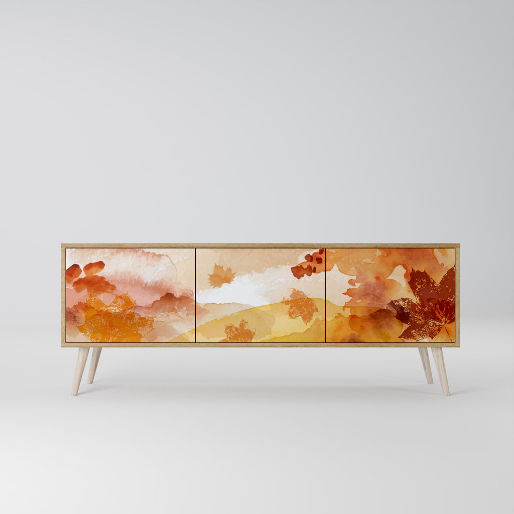 TRACES OF AUTUMN TV-Lowboard mit 3 Türen in Eiche-Optik