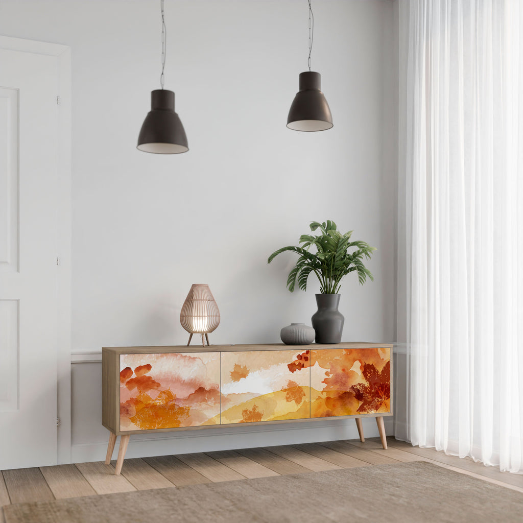 TRACES OF AUTUMN TV-Lowboard mit 3 Türen in Eiche-Optik