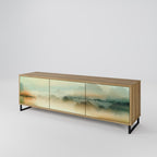 MORNING BY THE LAKE TV-Lowboard mit 3 Türen in Eiche-Optik