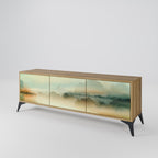 MORNING BY THE LAKE TV-Lowboard mit 3 Türen in Eiche-Optik