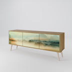 MORNING BY THE LAKE TV-Lowboard mit 3 Türen in Eiche-Optik