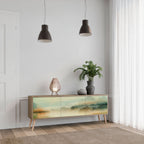 MORNING BY THE LAKE TV-Lowboard mit 3 Türen in Eiche-Optik