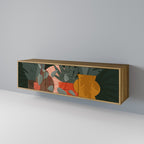 TROPICAL COMPOSITION TV-Lowboard mit 3 Türen in Eiche-Optik