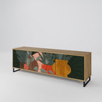 TROPICAL COMPOSITION TV-Lowboard mit 3 Türen in Eiche-Optik