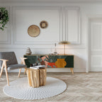 TROPICAL COMPOSITION TV-Lowboard mit 3 Türen in Eiche-Optik