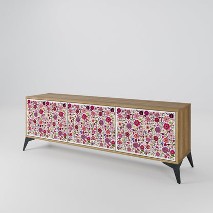 PETAL GARDEN 3-türiger TV-Schrank