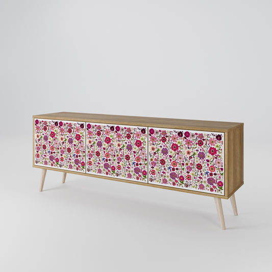 PETAL GARDEN 3-türiger TV-Schrank