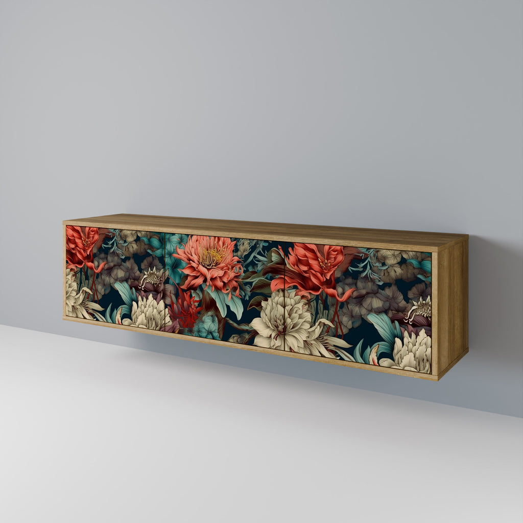 SPROUTING GRACE TV-Lowboard mit 3 Türen in Eiche-Optik