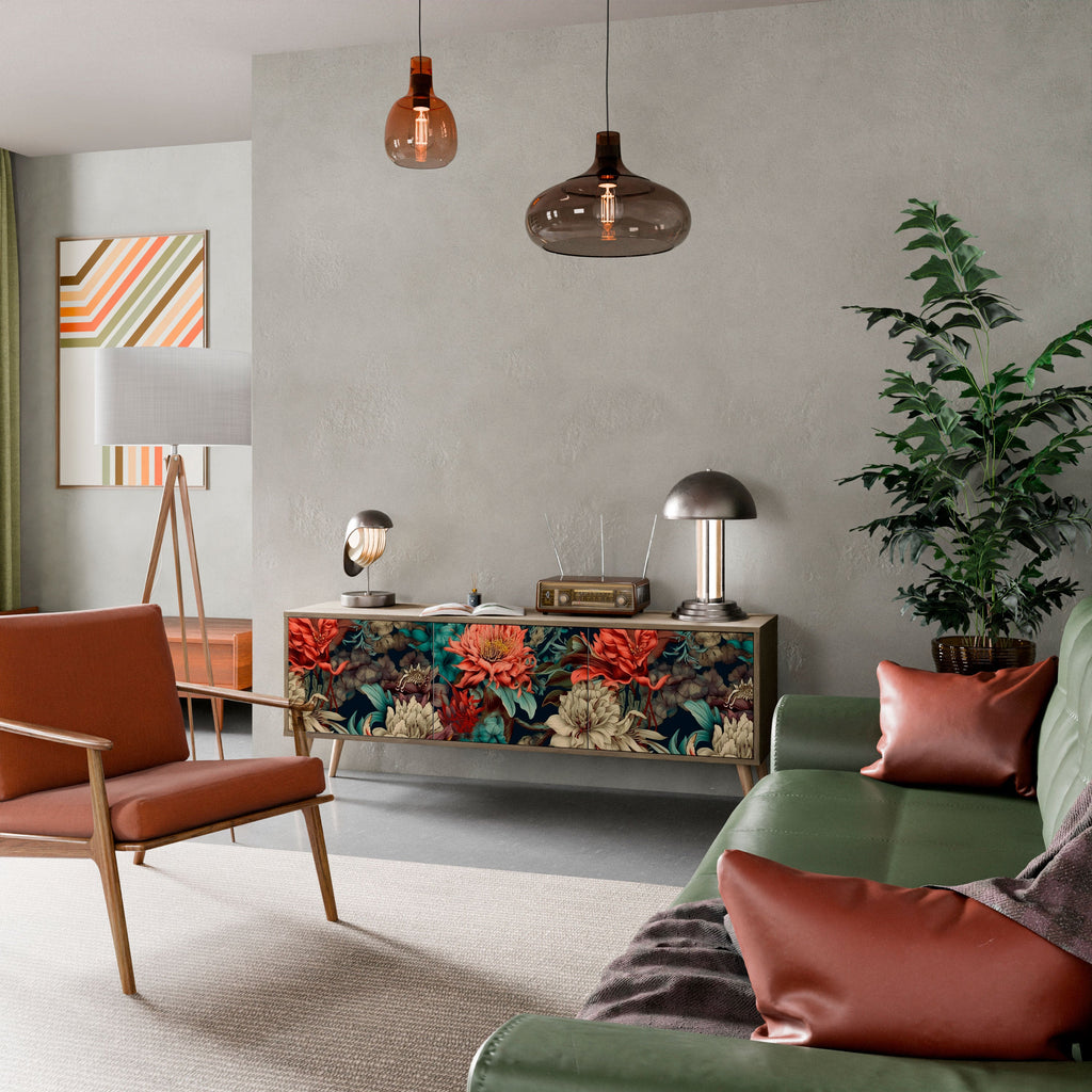 SPROUTING GRACE TV-Lowboard mit 3 Türen in Eiche-Optik