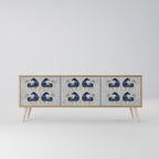 MAJESTIC STEED TV-Lowboard mit 3 Türen in Eiche-Optik