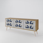 MAJESTIC STEED 3-Door TV Cabinet