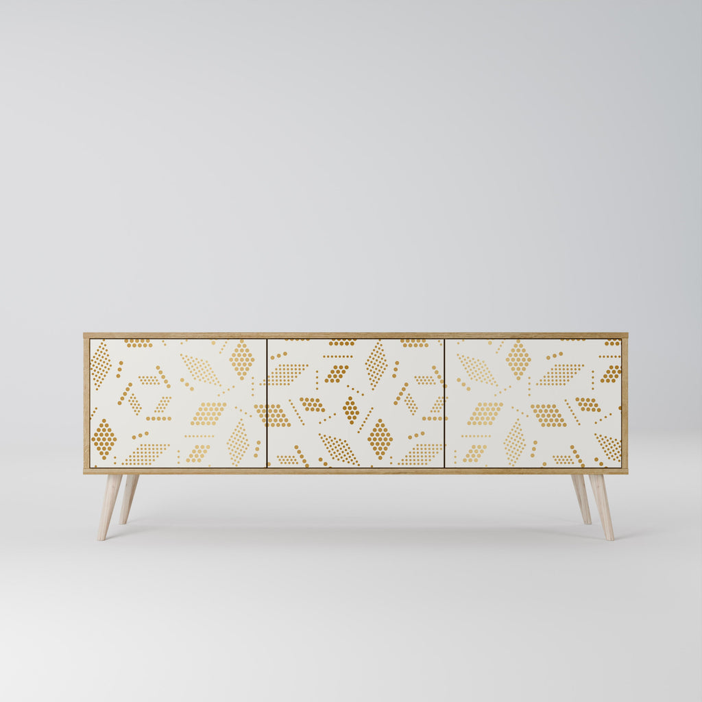 SPOTTED DAZE TV-Lowboard mit 3 Türen in Eiche-Optik