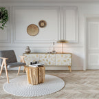 SPOTTED DAZE TV-Lowboard mit 3 Türen in Eiche-Optik