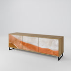 SANDHILLS SPLENDOUR TV-Lowboard mit 3 Türen in Eiche-Optik