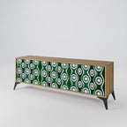 GREEN EYES TV-Lowboard mit 3 Türen in Eiche-Optik