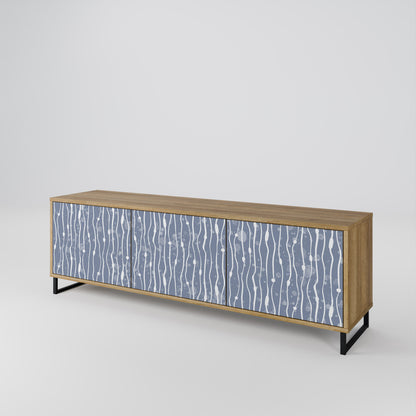 GRAPHITE RAIN 3-türiges TV-Lowboard