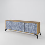 GRAPHITE RAIN TV-Lowboard mit 3 Türen in Eiche-Optik