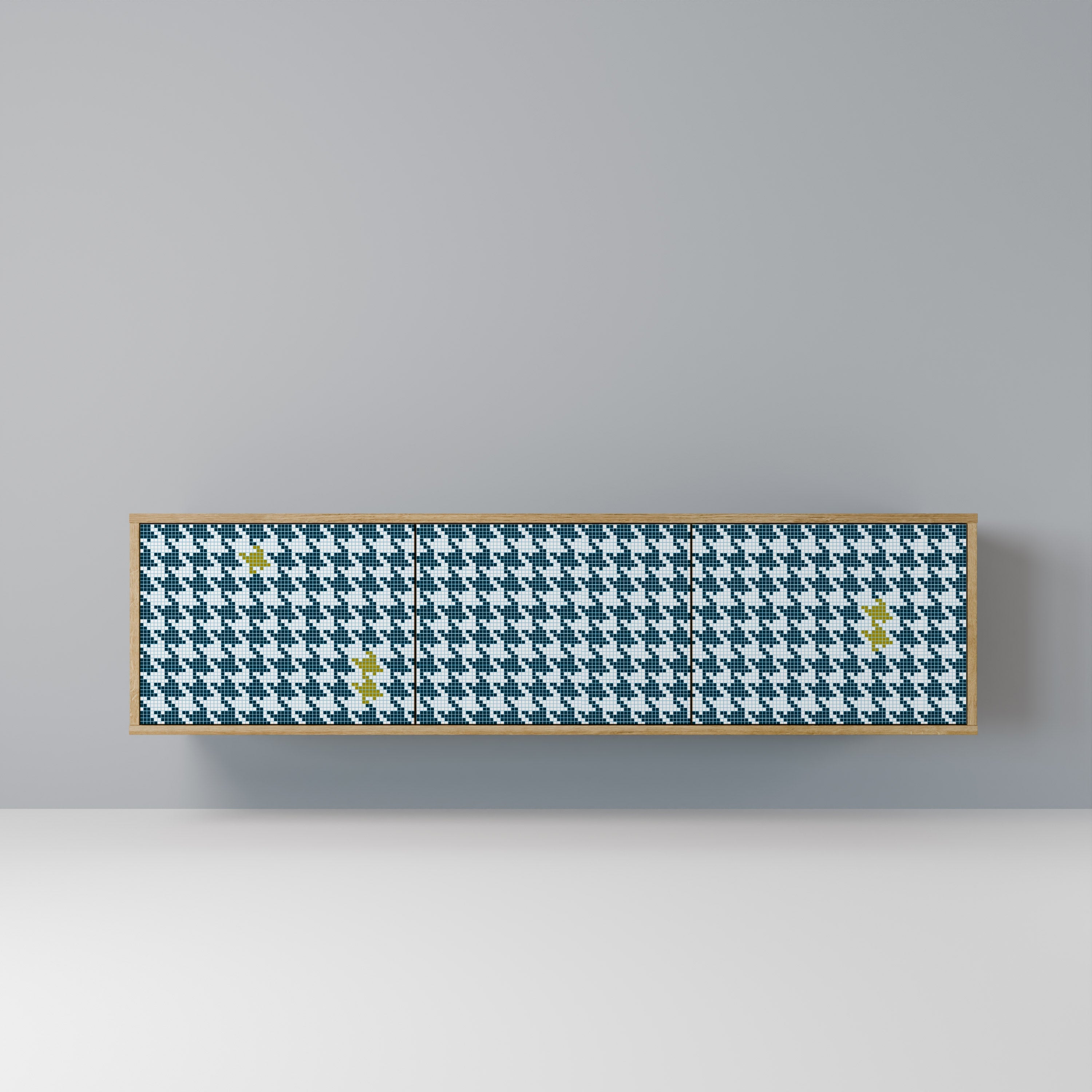 OUT OF CONTEXT TV-Lowboard mit 3 Türen in Eiche-Optik