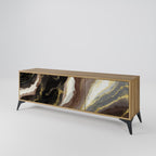 GOLD DUST TV-Lowboard mit 3 Türen in Eiche-Optik