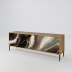 GOLD DUST TV-Lowboard mit 3 Türen in Eiche-Optik