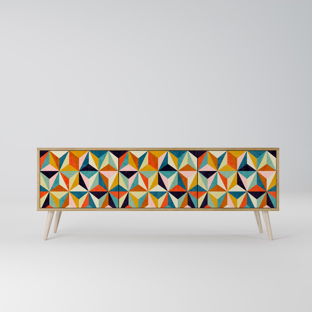 TESSELATE TREASURES 3-türiges TV-Lowboard