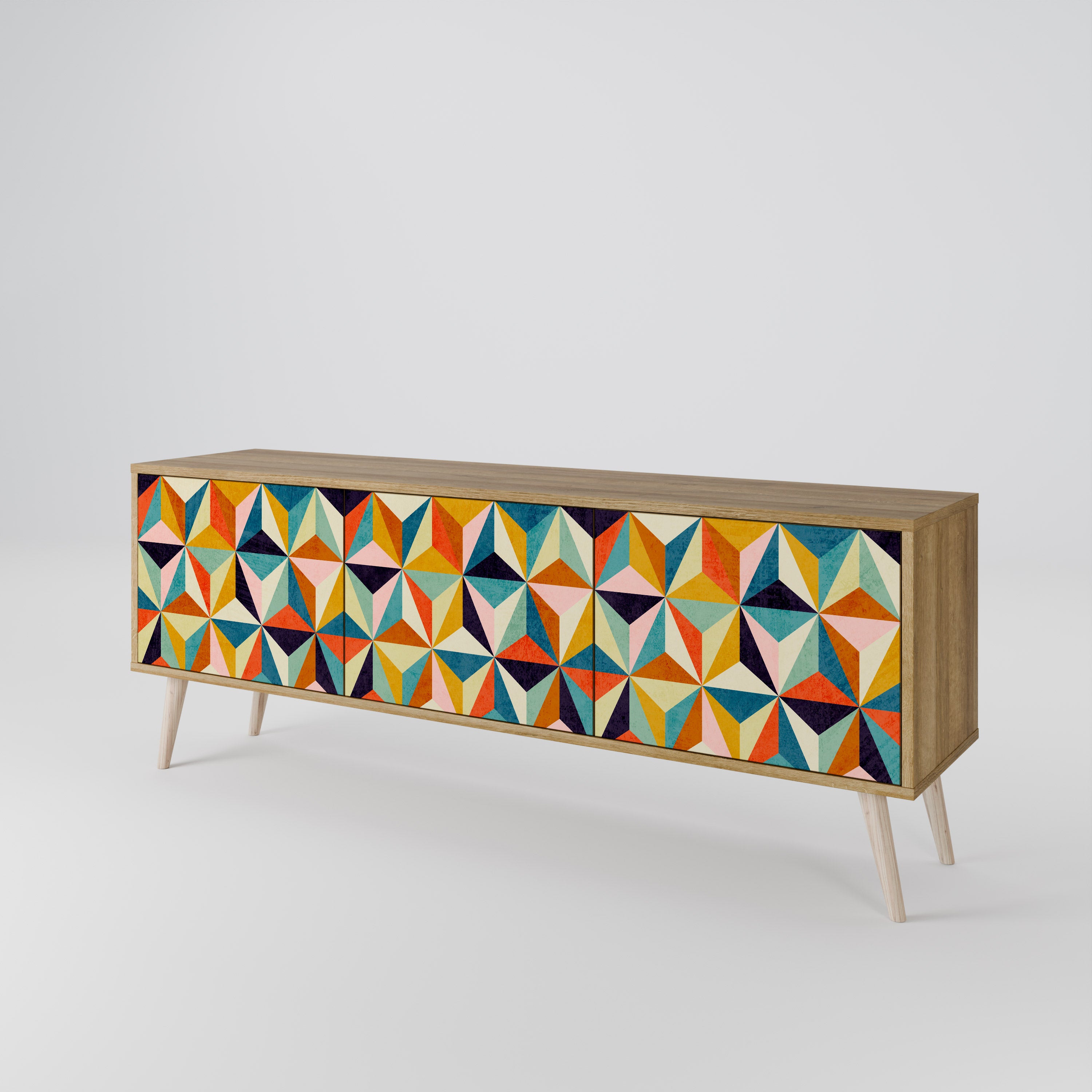 TESSELATE TREASURES 3-türiges TV-Lowboard