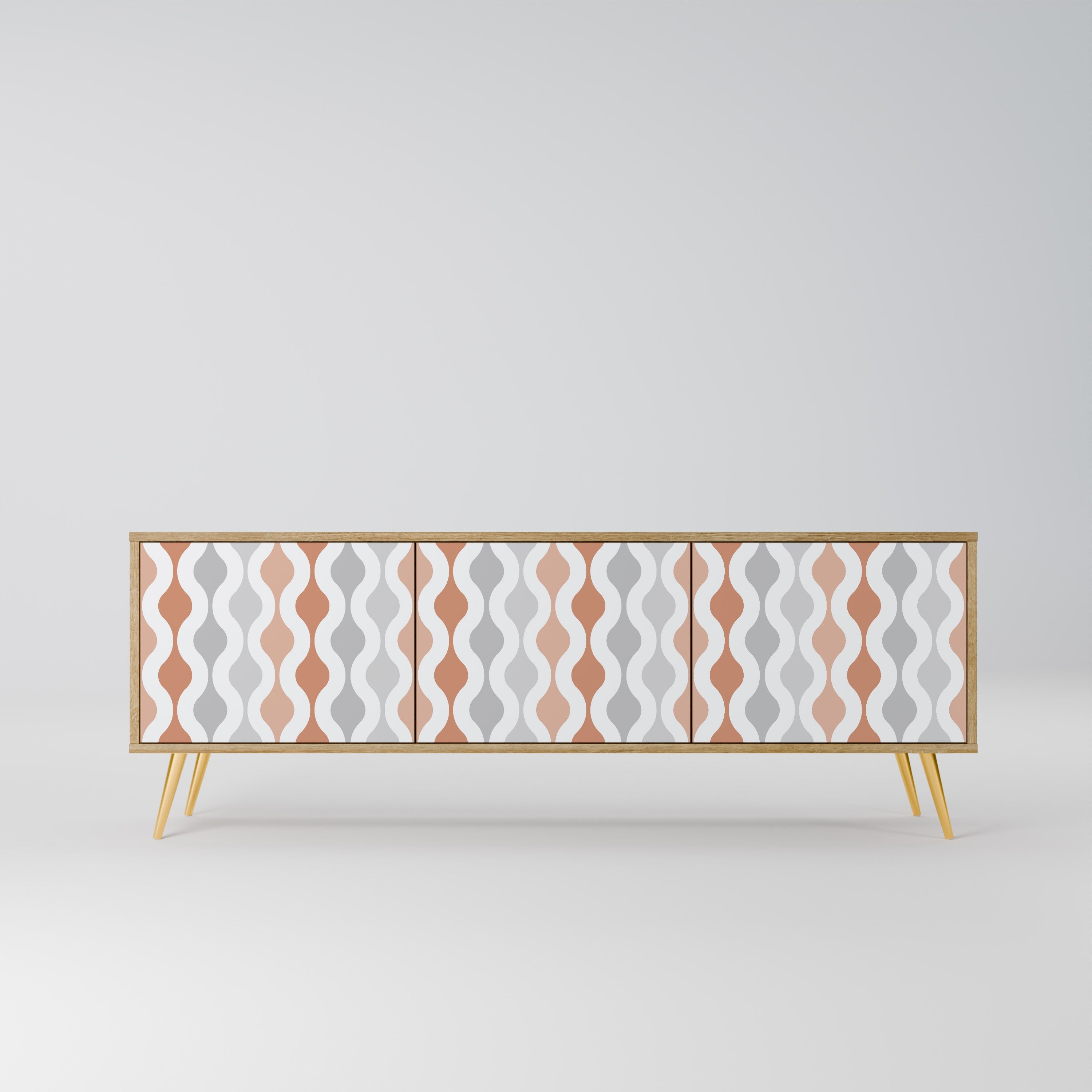 HAZY NOSTALGIA TV-Lowboard mit 3 Türen in Eiche-Optik