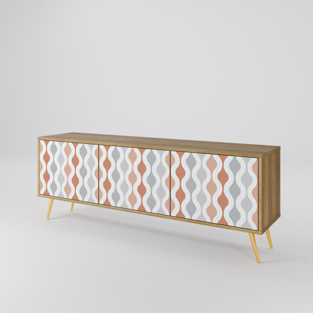 HAZY NOSTALGIA TV-Lowboard mit 3 Türen in Eiche-Optik