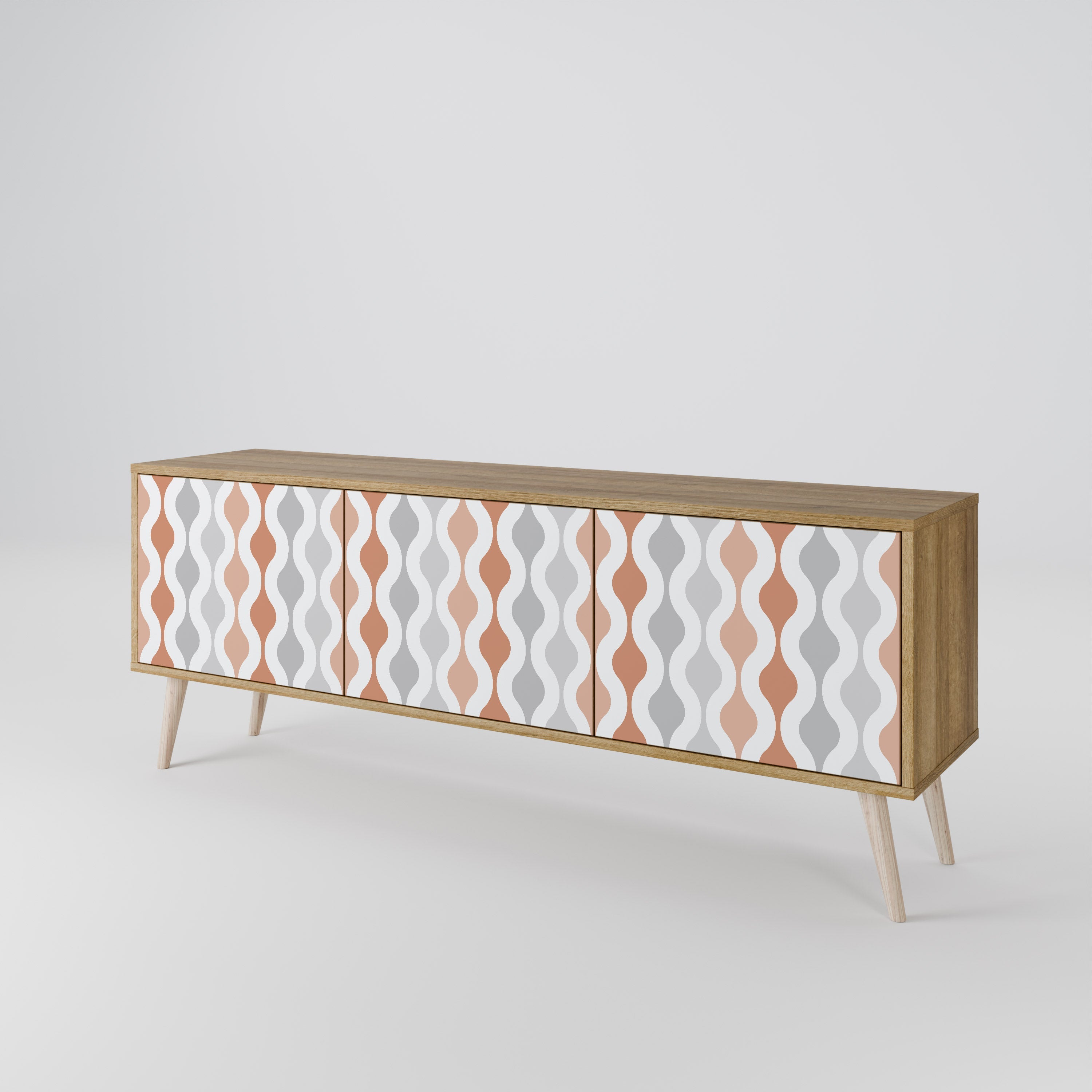 HAZY NOSTALGIA TV-Lowboard mit 3 Türen in Eiche-Optik