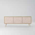 CERAMIC TEXTURE TV-Lowboard mit 3 Türen in Eiche-Optik