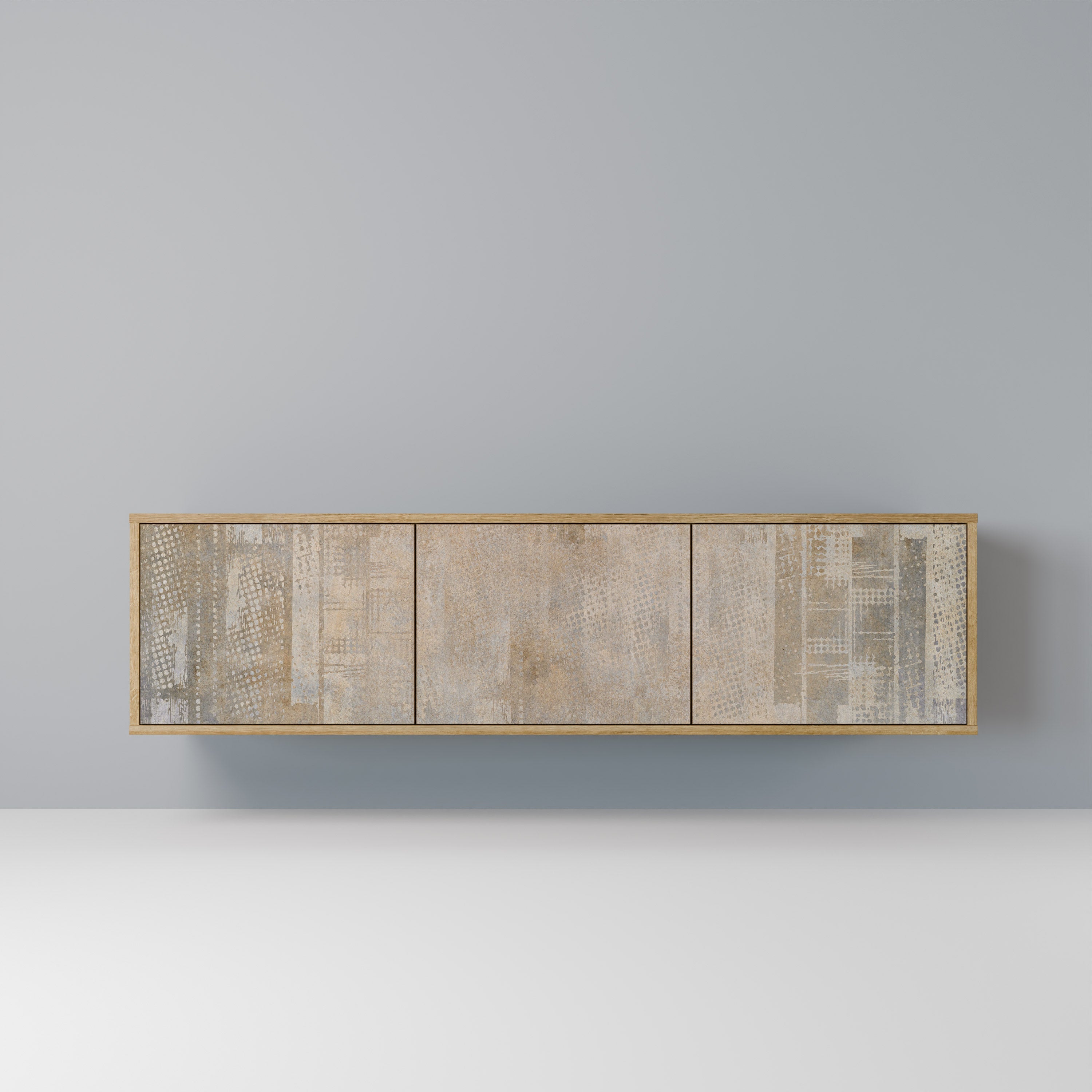 SCREEN ERROR TV-Lowboard mit 3 Türen in Eiche-Optik