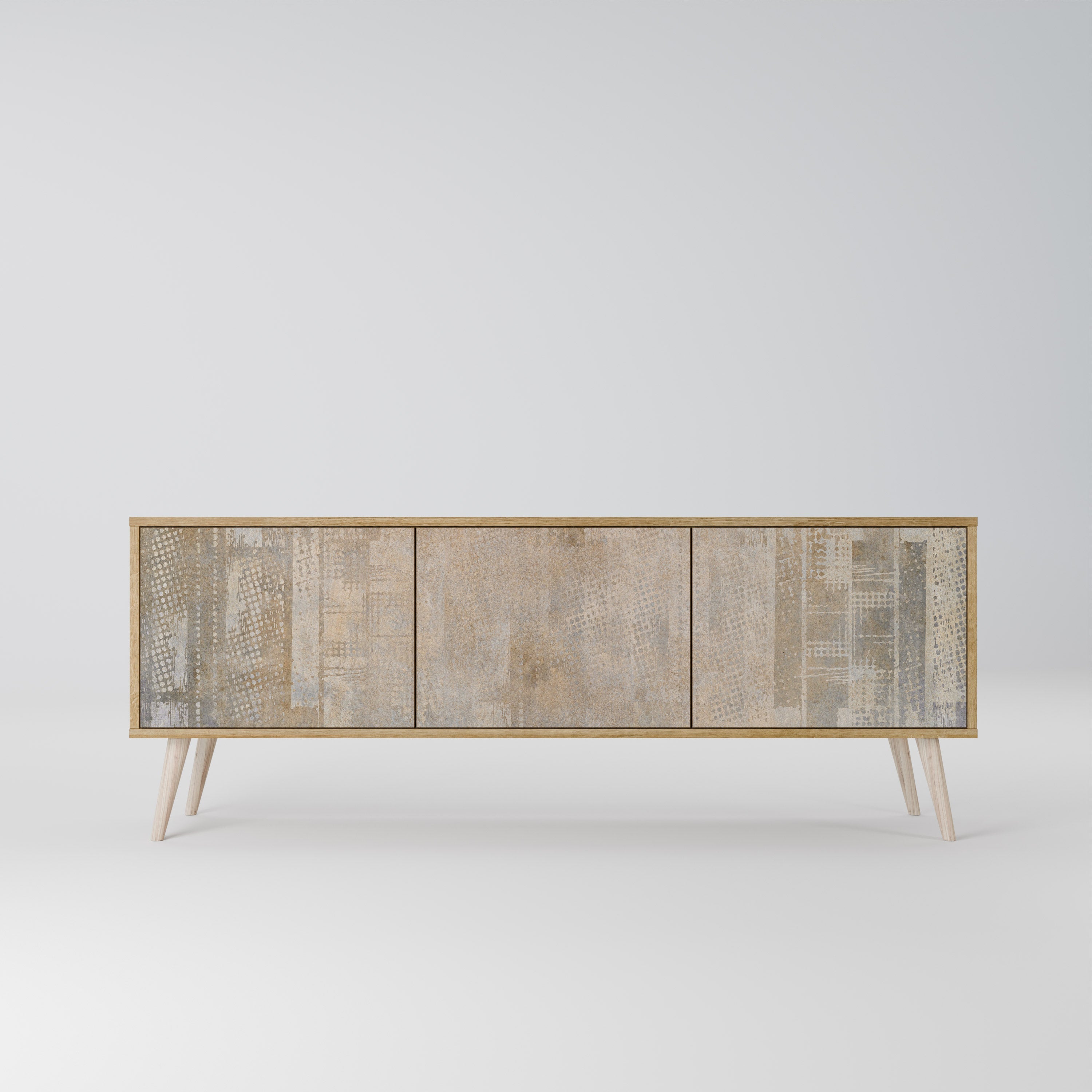 SCREEN ERROR TV-Lowboard mit 3 Türen in Eiche-Optik