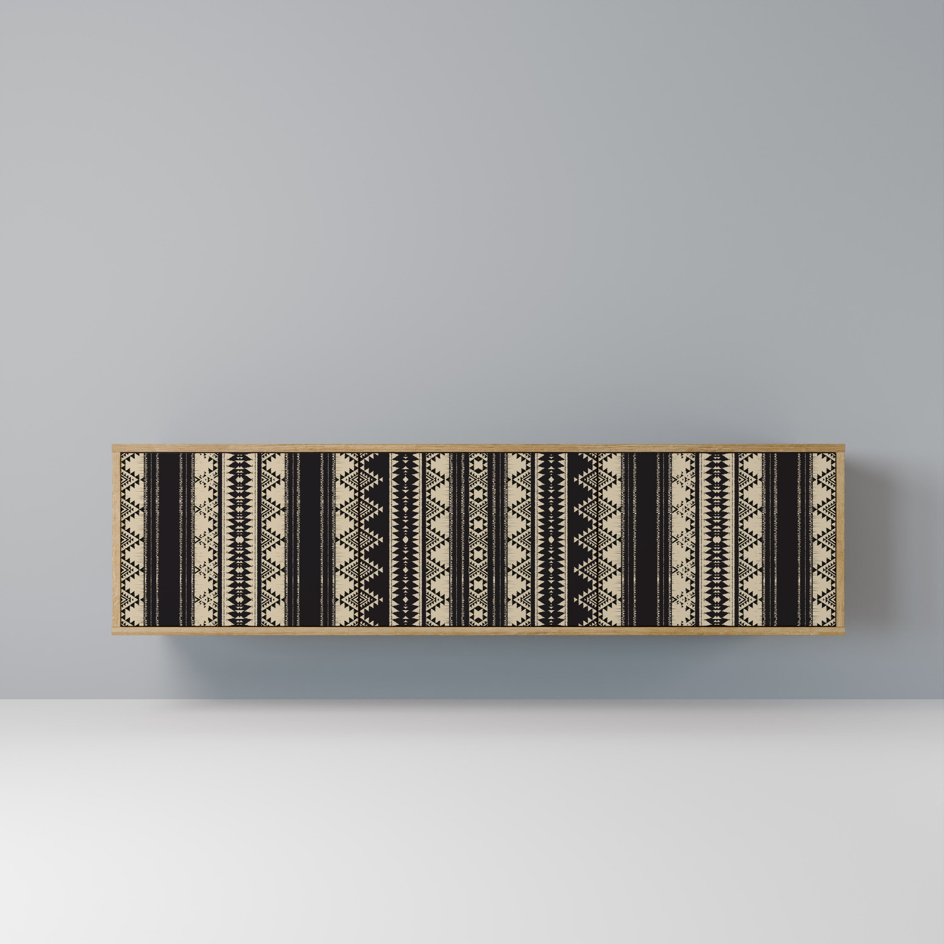 AZTEC TV-Lowboard mit 3 Türen in Eiche-Optik