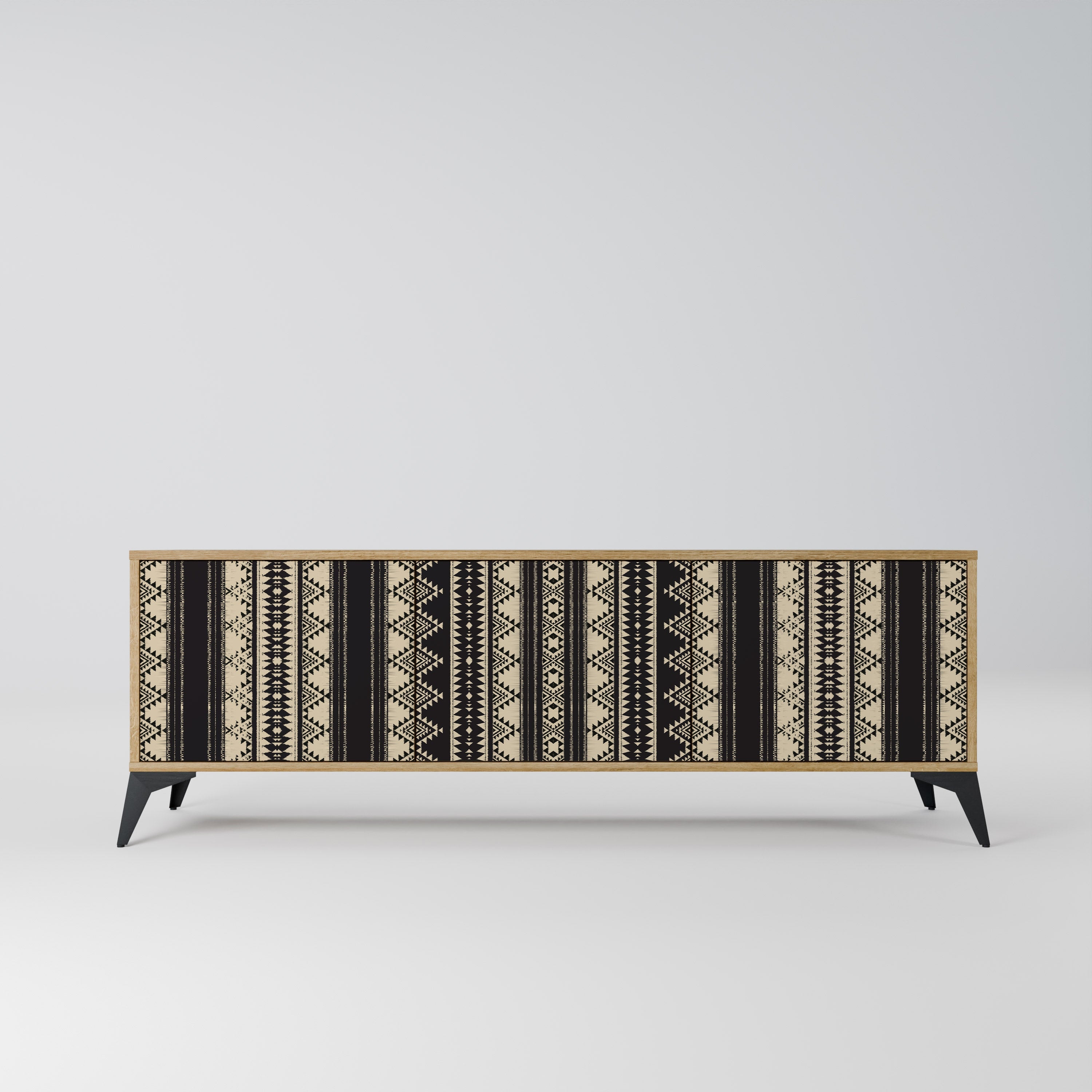 AZTEC TV-Lowboard mit 3 Türen in Eiche-Optik