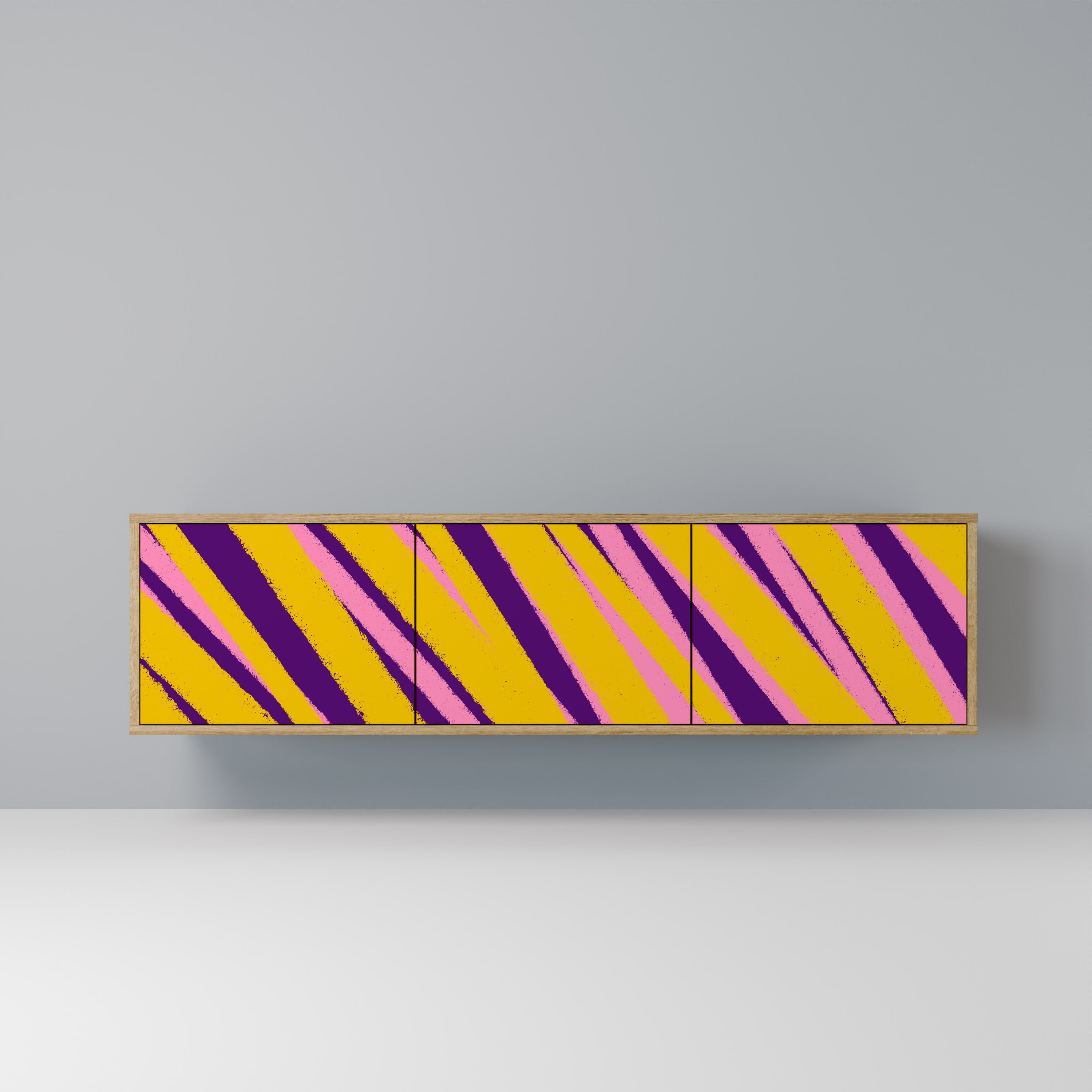 DREAMS COME TRUE TV-Lowboard mit 3 Türen in Eiche-Optik