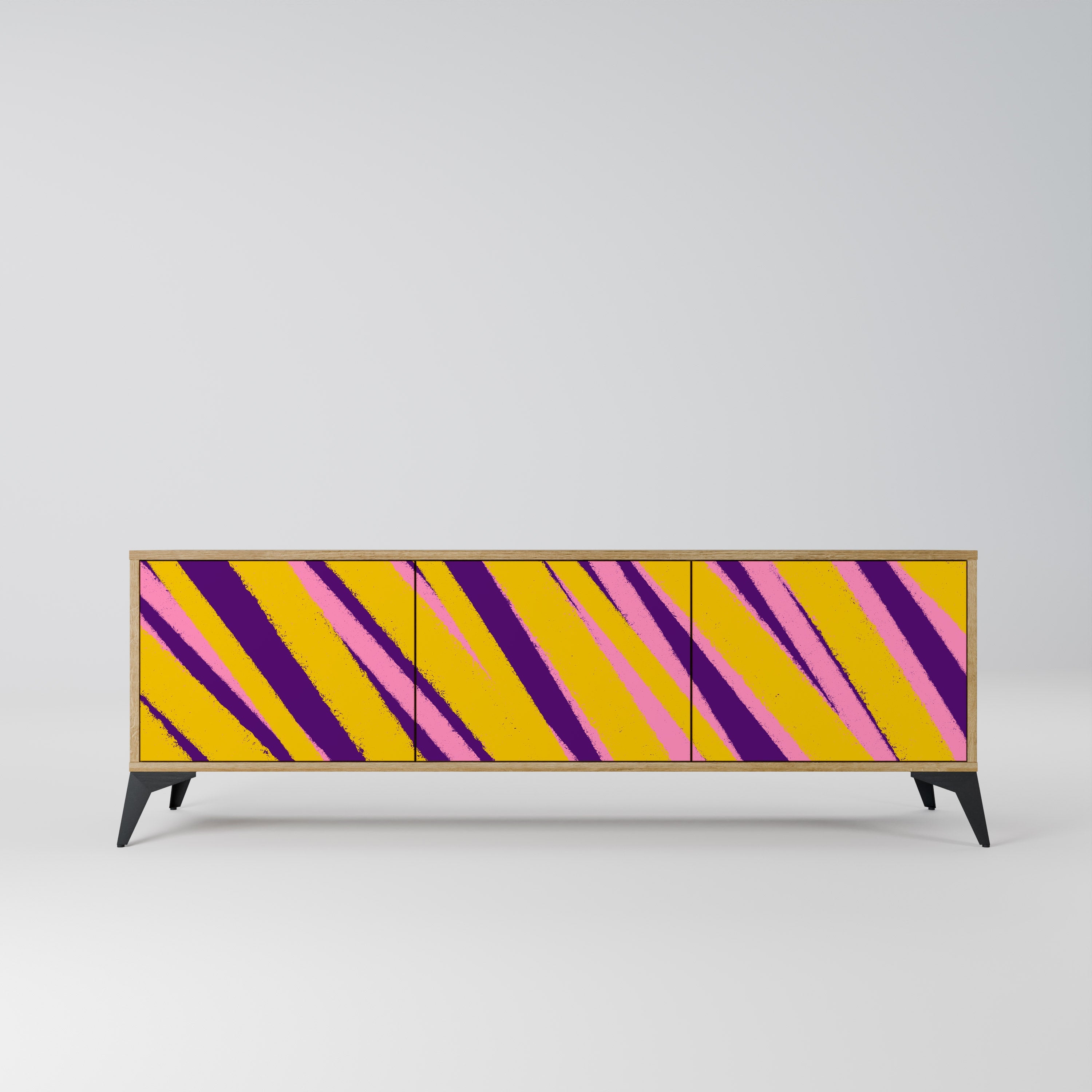 DREAMS COME TRUE TV-Lowboard mit 3 Türen in Eiche-Optik