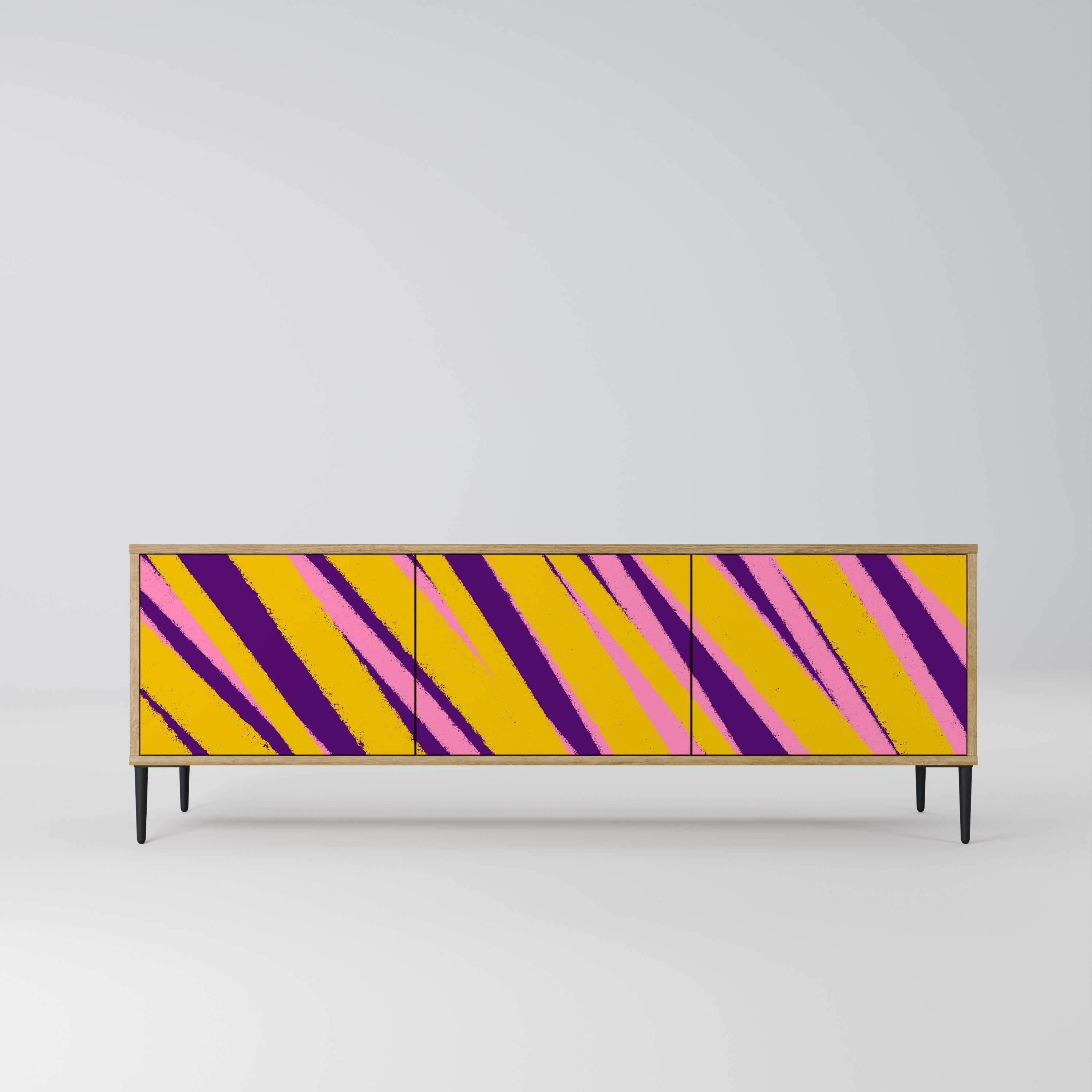 DREAMS COME TRUE TV-Lowboard mit 3 Türen in Eiche-Optik