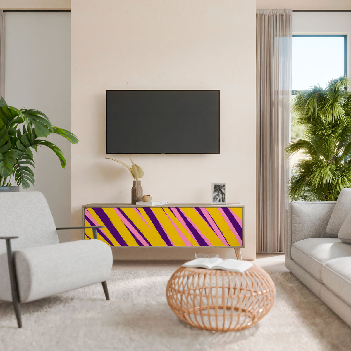 DREAMS COME TRUE 3-Door TV Cabinet